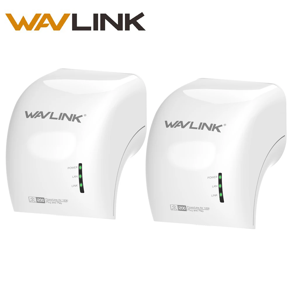 Buy Wavlink Newest A Pair Powerline AV1200 Extender