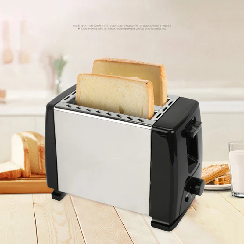 

Automatic Toaster,Toaster With 2X Wide Width Slits For Up To 4X Discs,6X Silk Steps With Hot Roll For Croissants,Bagels,Eu Plug