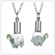 Envío gratis forma de diente de león de la tortuga de Mar de cristal colgantes para collares joyería de la alta moda joyería