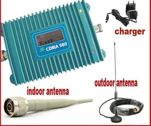 

LCD Display !!! W-CDMA 980 Signal Booster 2100Mhz WCDMA 3G Signal Amplifier 3G Cell Phone Signal Repeater + 10m Cable + Antenna