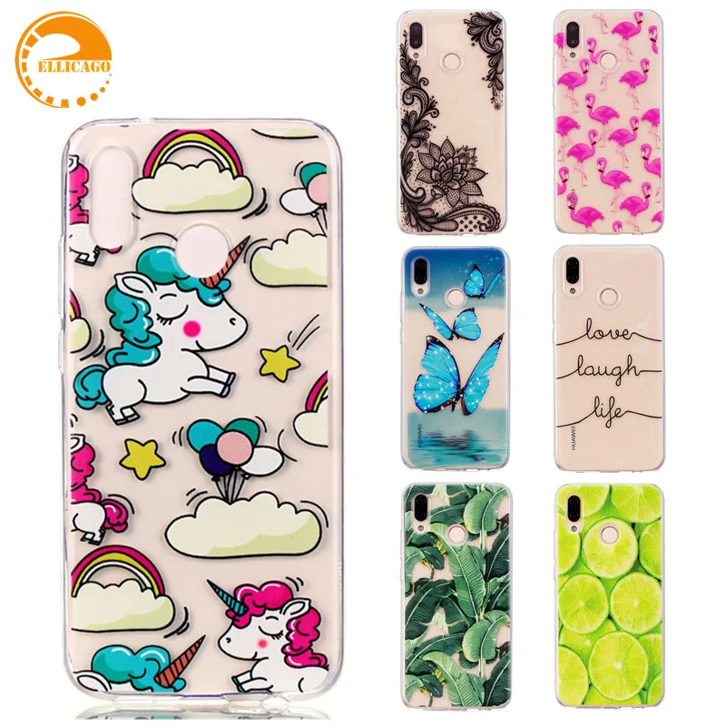 

Huawei P20 Lite Case 5.84" Soft Silicone p20 lite Cover Unicorn Pattern Protective Phone coque funda huawei p20 lite Cases