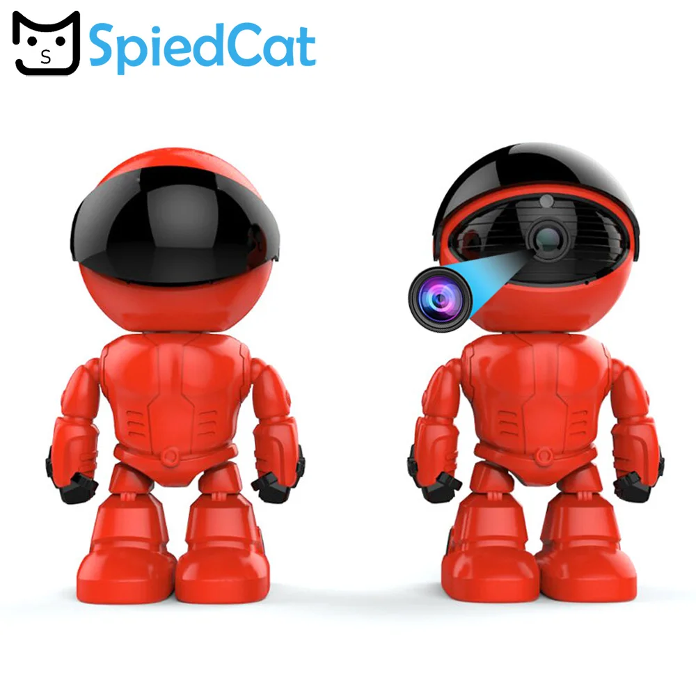 Умная мини камера Робот 960P HD Wi Fi IP двусторонняя запись голоса сигнализация ночное