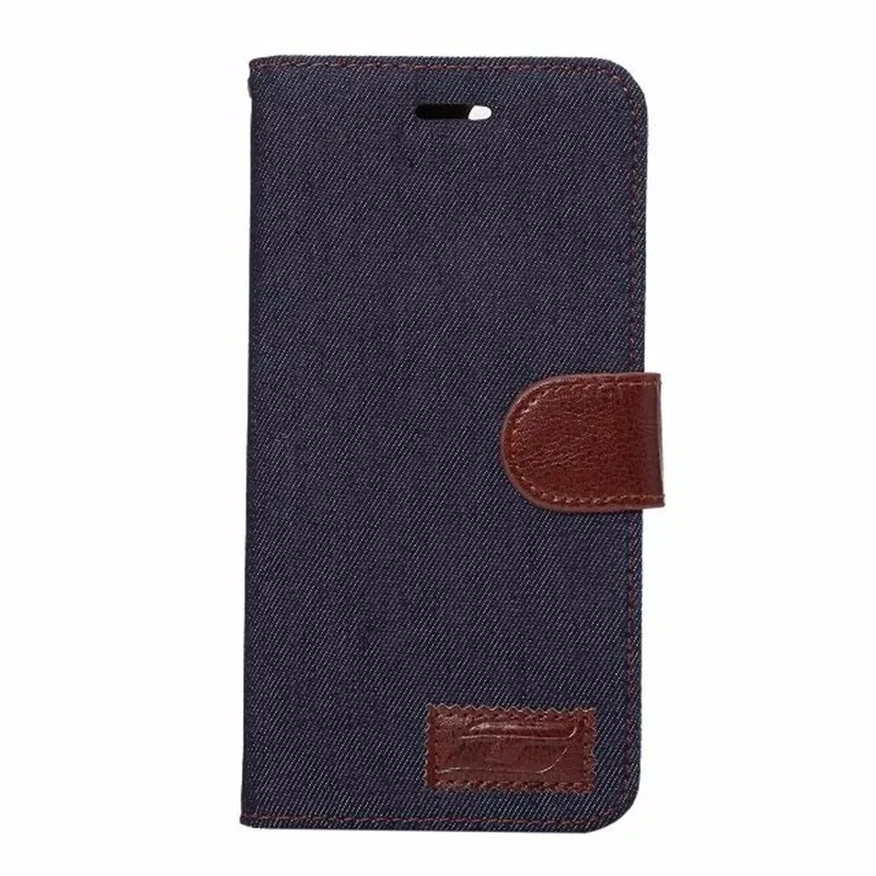 Для iphone 8 Plus Чехлы джинсовые джинсы полотняные кожаные capinha para чехол для iPhone 7 Plus чехол бумажник флип стенд с держателем для карт