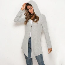 Весенне-летние однотонные Повседневные свитера с длинным рукавом, женские облегающие кардиганы, корейский Кардиган, пальто