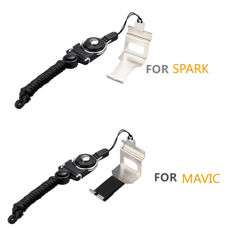 Remote Controller Lanyard Strap Hang Buckle Metal Bracket Shoulder Neck Belt Sling For DJI SPARK  MAVIC Drone Transmitter 1 (17)