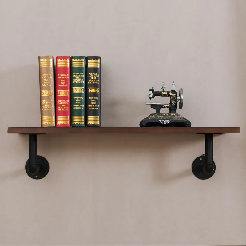 MTTUZK المطاوع الحديد انبوب ماء الجرف خزانة رف جدار الحائط لوح تقسيم الجدار شنقا رف رف خشبي MTTUZK المطاوع الحديد انبوب ماء الجرف خزانة رف جدار الحائط لوح تقسيم الجدار شنقا رف رف خشبي