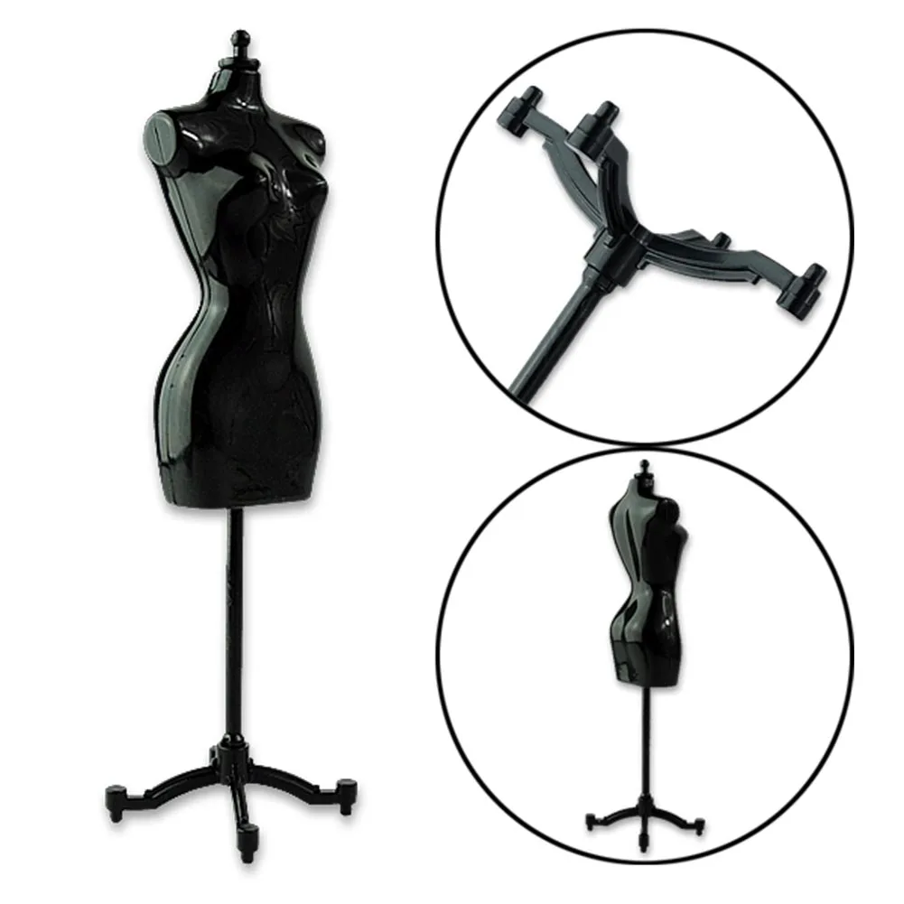 4pcs Doll Dress Display Holder Mannequin Model Stand Doll Clothes