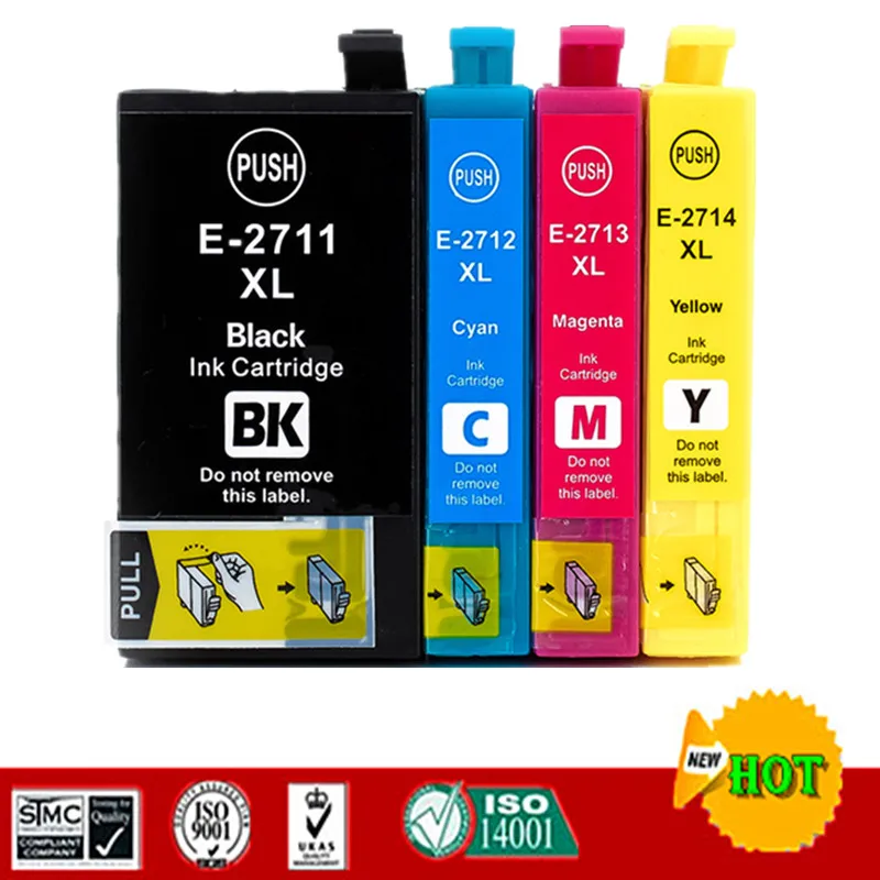 Чернильный картридж 27XL совместимый с Epson T2711 T2701 для main Pro WF-3620DWF/3640DTWF/7110DTW/WF-7210DTW |