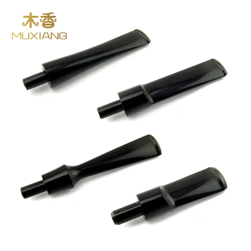 

4pcs/lot Smoking Pipe Accessories 3mm Filter Straight Mouthpiece Pipe Replacement For Tobacco Pipe Stem be0007-be0010
