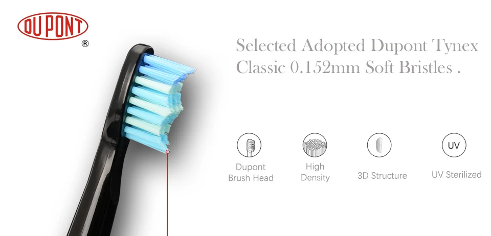 Одежда высшего качества электрические зубные щётки чистый отбелить зубы переносная электрическая зубная щетка модные дизайн Smart Chip перезаряжаемые