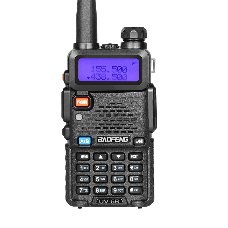 BAOFENG УФ-5r двухдиапазонная радио рация радиостанция 136-174Mhz& 400-520Mhz Baofeng UV5R ручное двухстороннее Радио