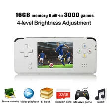 Новая портативная игровая консоль для видео портативная Ретро 64 бит 3 дюйма 3000 игровая Ретро портативная консоль для ТВ RS-97 RETRO-GANE