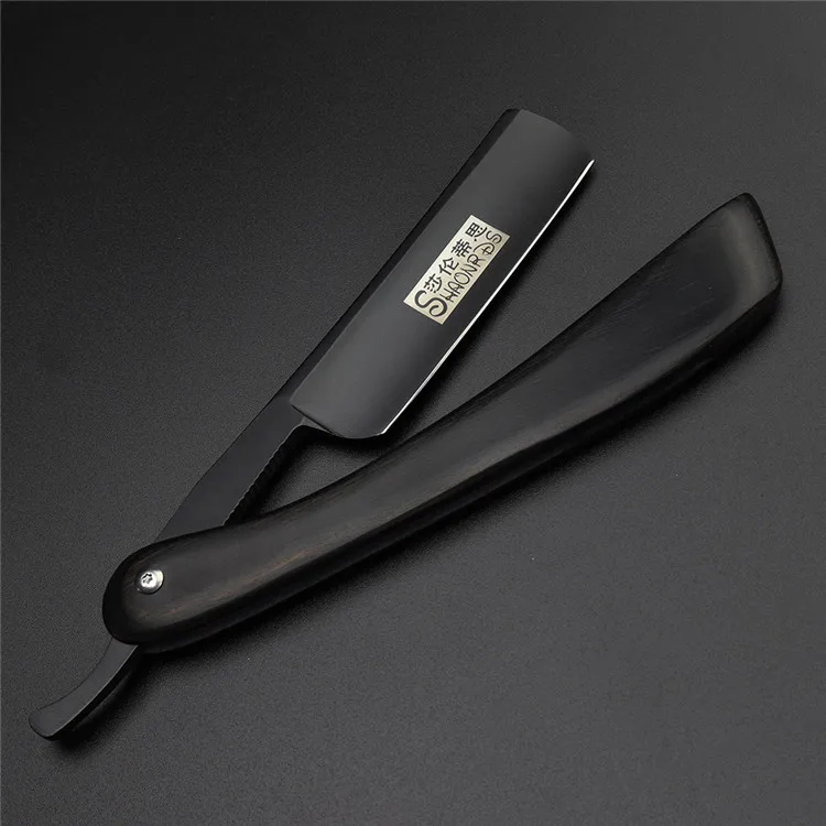 Профессиональный винтажный прямой край из нержавеющей стали бритвы Япония 440c острый парикмахерский бритвенный нож