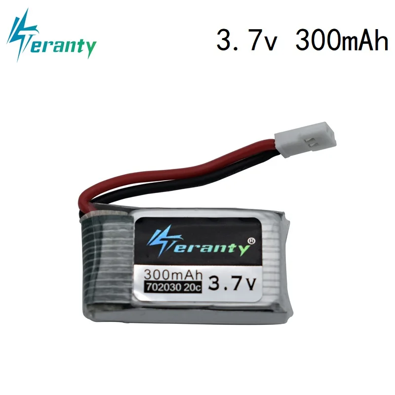 Lipo батарея 3 7 V 300mAh для JJRC E55 FQ777 FQ17W DFD F180 FY530 U816 U830 20C 702030 RC Quadcopter запасная