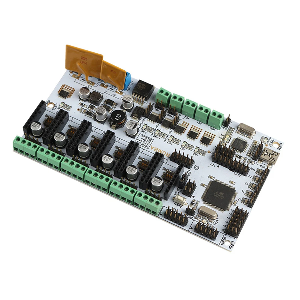 

for RUMBA motherboard smart controller Supports 6 stepper motors 12-35v Rumba-board 3D printer accessories
