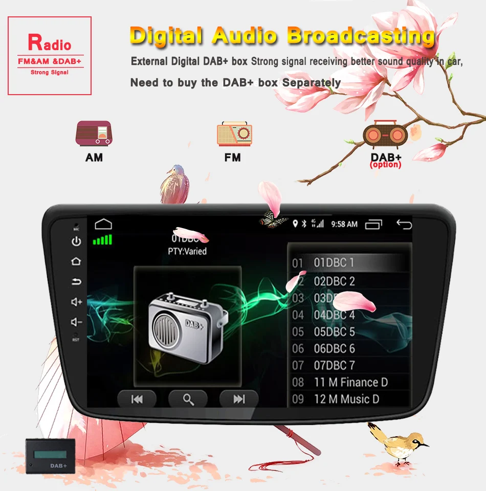 Cheap Android 9.0 4GB+64GB Car video dvd player music pc tablet tape media unit gps navi for SUZUKI BALENO 2015 usb sd aux rds dvr dab 5