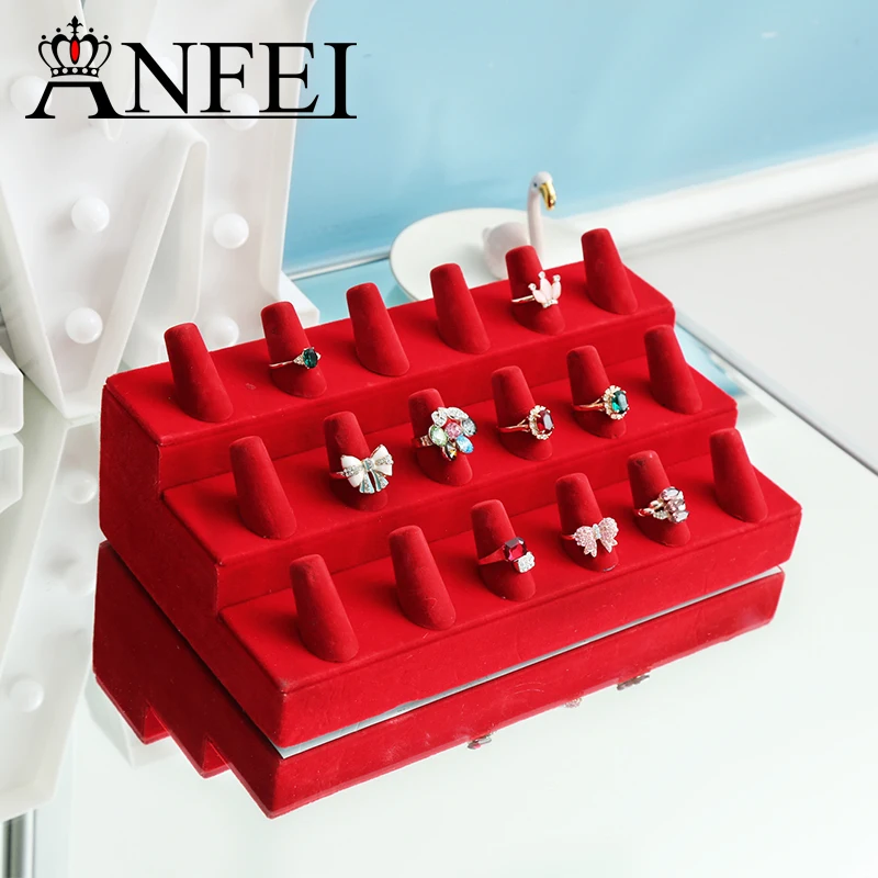 Anfei New Jewelry Display Ring Stand For Ring Pillow For Choose 3 Layer