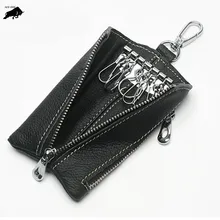 ZYD-COOL, ретро многофункциональный автомобильный кошелек для ключей из натуральной кожи, держатель для кредитных карт, ключница, органайзер для ключей, чехол для ключей, сумка