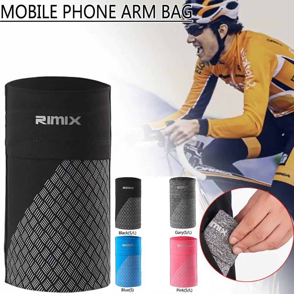 Running Wrist Arm Bag Outdoor Sports Elastic Mobile Phone Case Armband Bag Fitness Non-slip Phone Pouches Cycling Running Bag