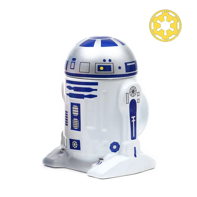 Звездные войны кофейные кружки R2-D2 чашки и кружки с крышкой Прохладный знак творческий посуда для напитков