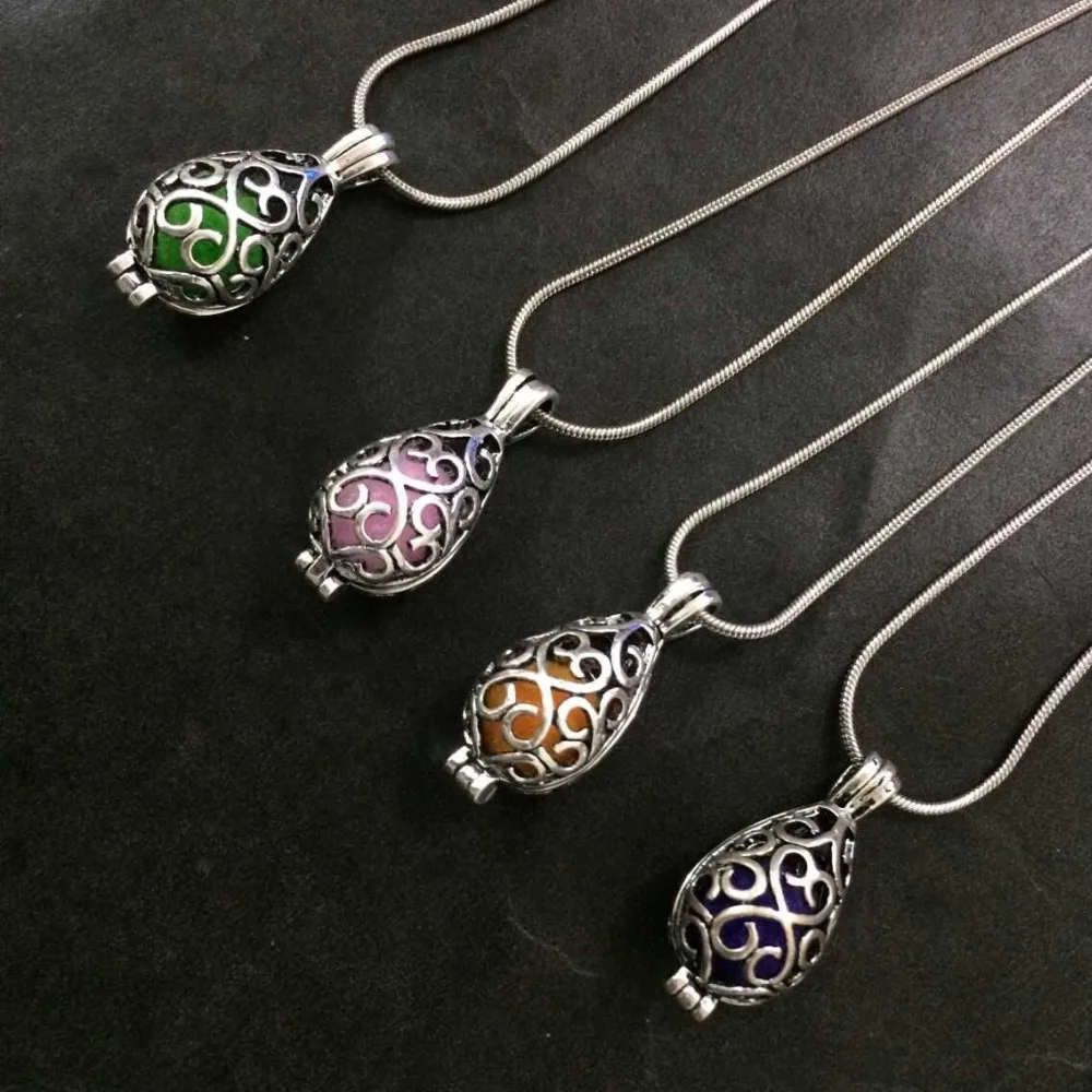 (50PCS) (in Stock ) Aromatherapy Essential Oil Worry Locket Diffuser