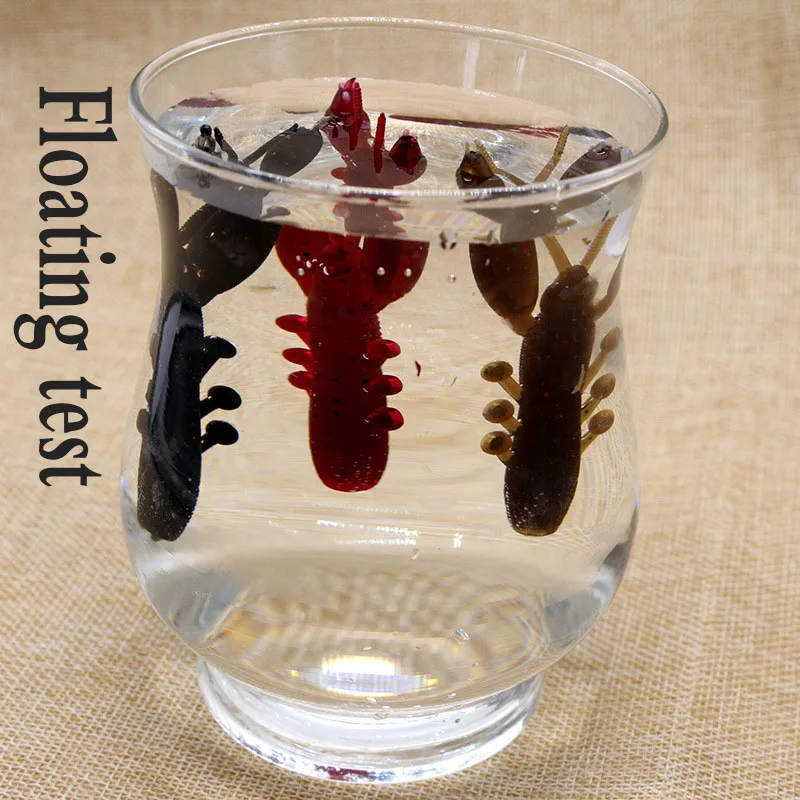 

Floating soft bait hammer fake shrimp Lu Ya bait 7.5cm fish-shaped bionic lure soft bait