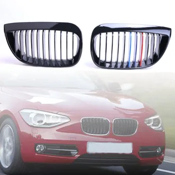 

Gloss Black M-Color Sport Kidney Grill Grille For BMW E87 E81 1 Series 2004-2007