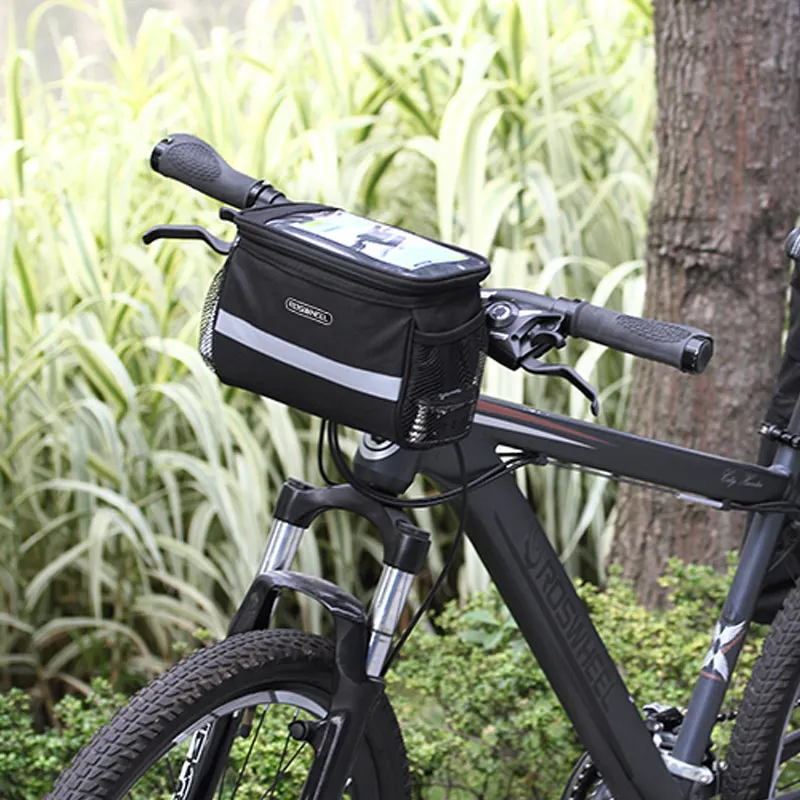 Sale ROSWHEEL Mountain Bike Handlebar Bag Riding Bike Phone Case Tool Bag Front Pannier Cycling Bicycle Bag/Cover/Basket Sacoche Velo 1 Sale ROSWHEEL Mountain Bike Handlebar Bag Riding Bike Phone Case Tool Bag Front Pannier Cycling Bicycle Bag/Cover/Basket Sacoche Velo 1