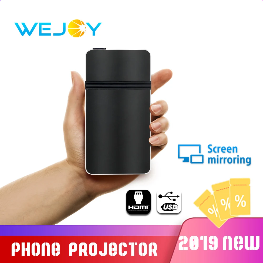 Wejoy мини проектор портативный DL V1 Portatil Handy мобильный проектор| |
