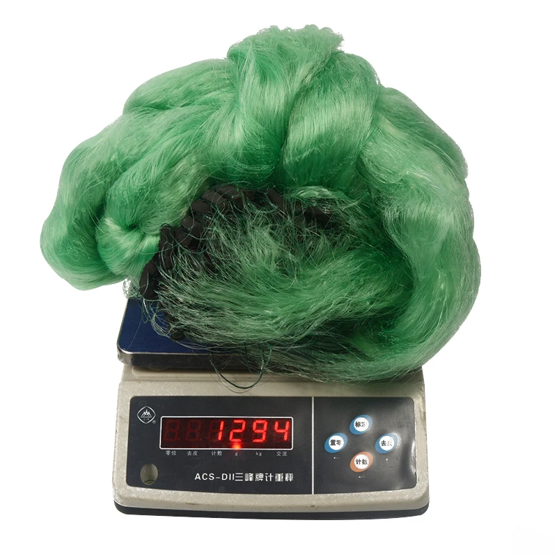 

High Strength Sinking Trap Fishing Net With Sinkers 95M Length 3M Depth Three Layer Nylon Fishing Gillnet Fishing Trammel Net