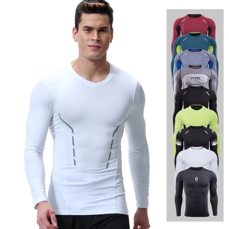 

New spyro camisetas gym shirt long sleeves sport T-shirt for men crossfit t shirt compression man's T-shirt men's sports shirt