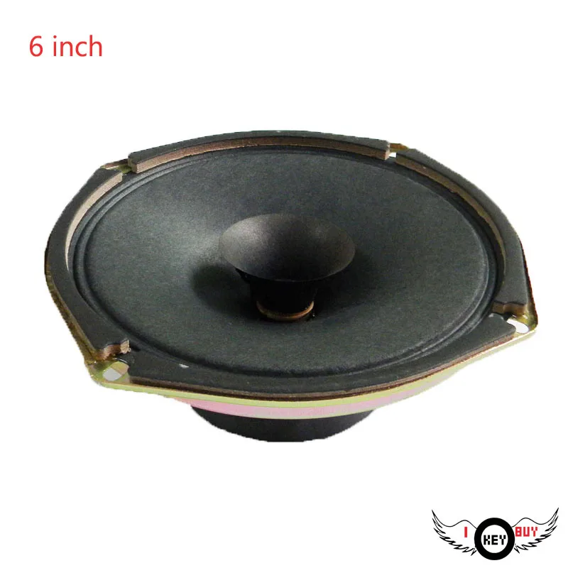 I KEY BUY 6 Inch 2 Way Dual Cone Car Audio Speakers Full Range Music