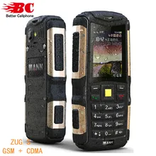 Новый Оригинальный Телефон MANN ZUG S Пыле Противоударный Водонепроницаемый Dual SIm GSM GPRS 2.0 дюймов Старший Russion клавиатура Мобильного Телефона