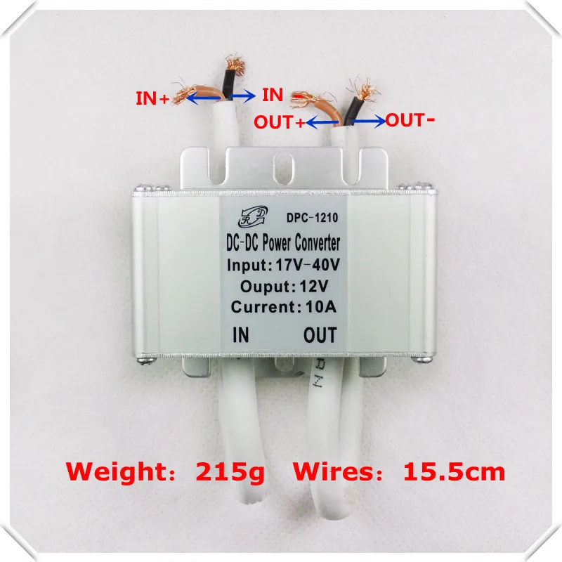 Понижающий блок питания RD 10A/12V 5V для автомобильного аккумулятора автомобиля