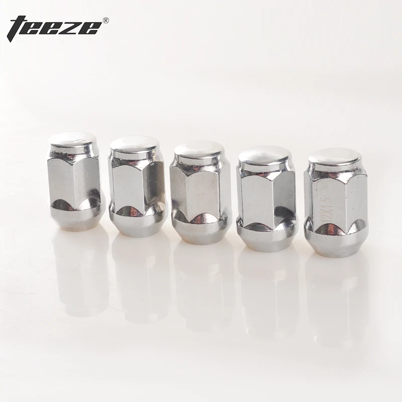 TEEZE (20PC/Pack) Tire Accessories 35Crmo Aluminum Alloy Wheel Nut Caps M12x1.5 M14x1.5 for W211