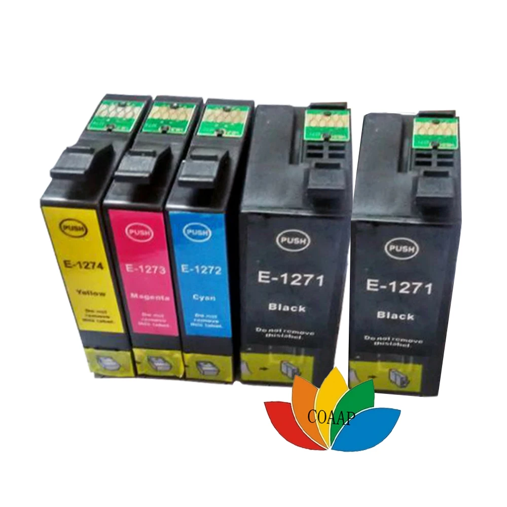 

5x Compatible 127 T127XL Ink cartridge for Epson Workforce 60 630 633 635 645 545 840 845 Printer