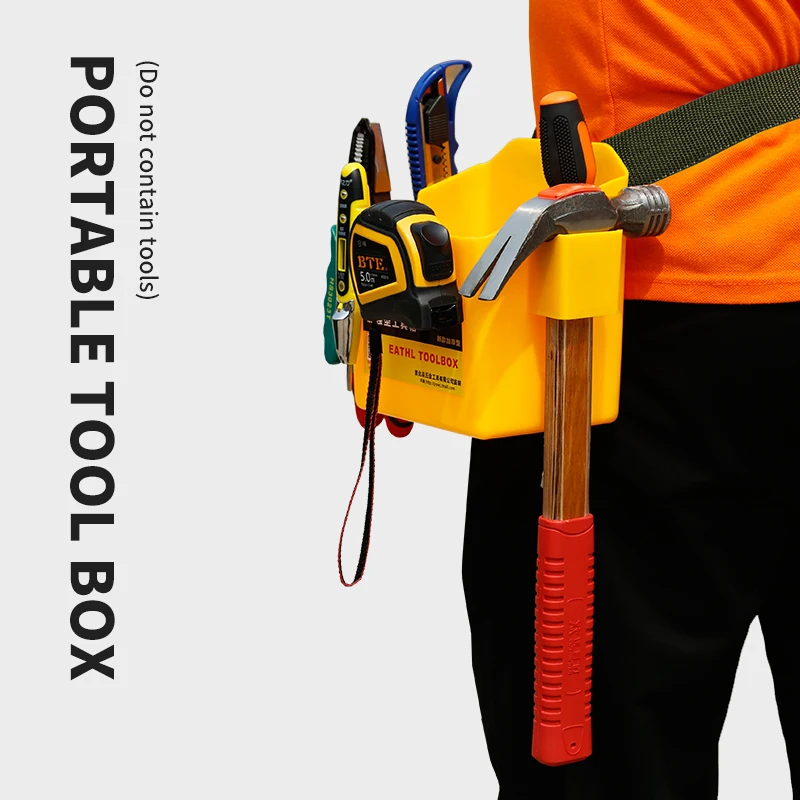 Buy High Quality Portable Cordless drill Holder plastic Tools Bag Waist Tool