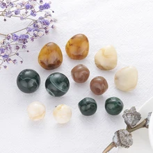 Новые Черепаховые серьги маленькие нерегулярные круглые Подарки для женщин покрытие из ацетатной Пленки Акриловые сережки серьги Свадебные ювелирные изделия аксессуары