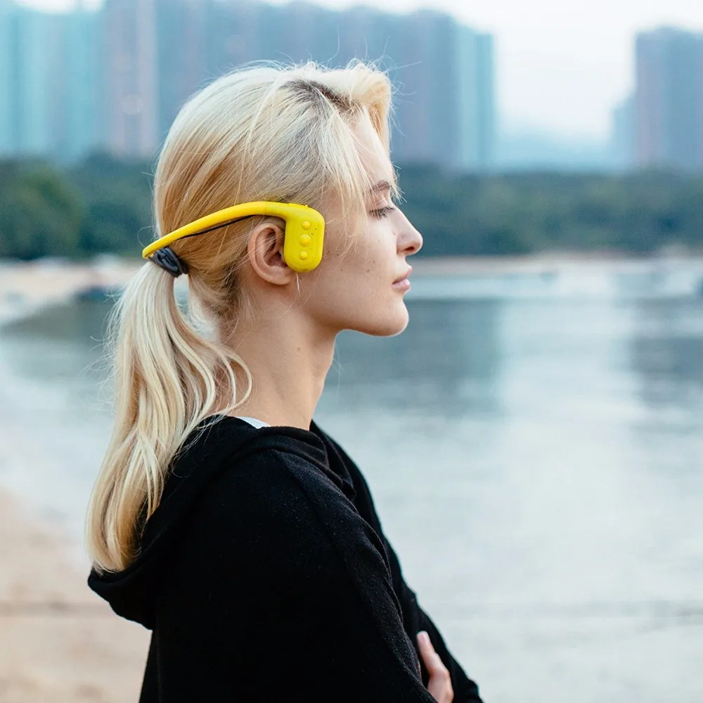 

Tayogo IPX8 Bone conduction 100% Waterproof MP3 Force headphone Underwater with Radio FM bluetooth Pedometer for Swimming sports