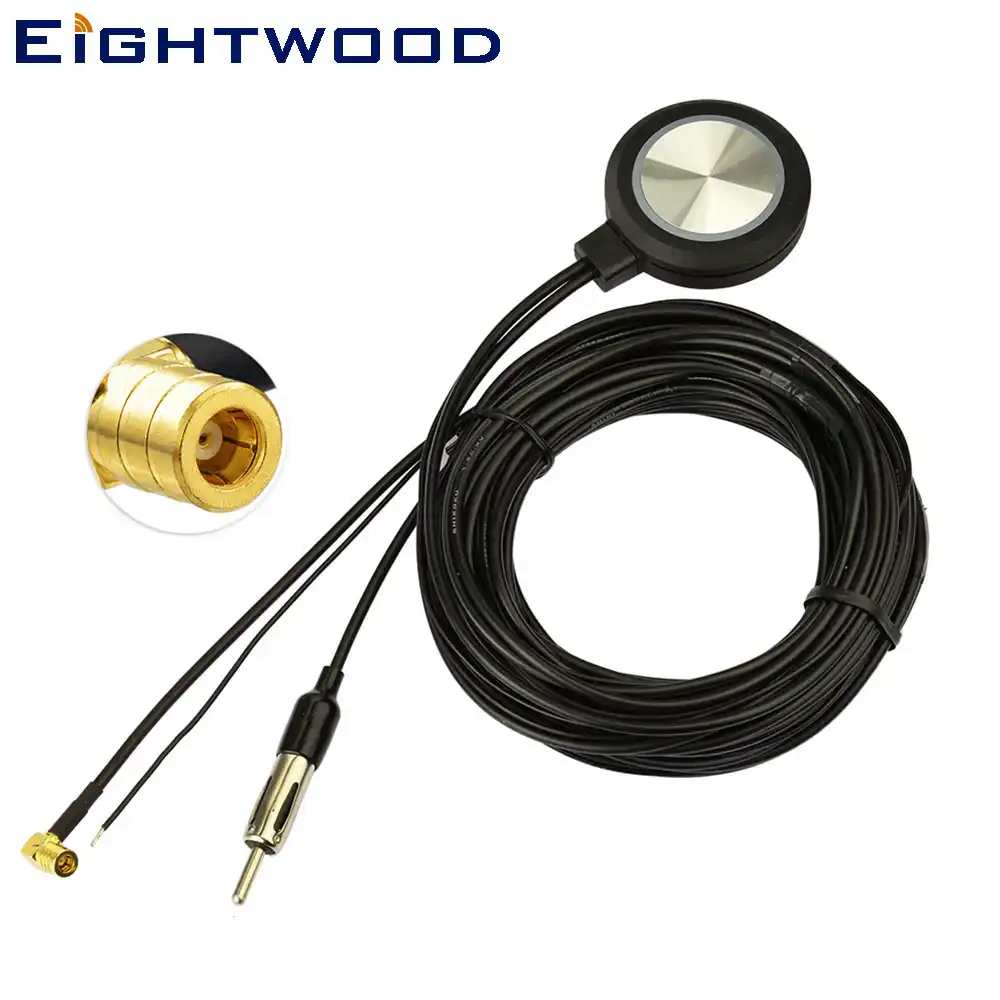 Eightwood DAB+FM/AM Car Radio Antenna Amplified Aerial Internal Glass