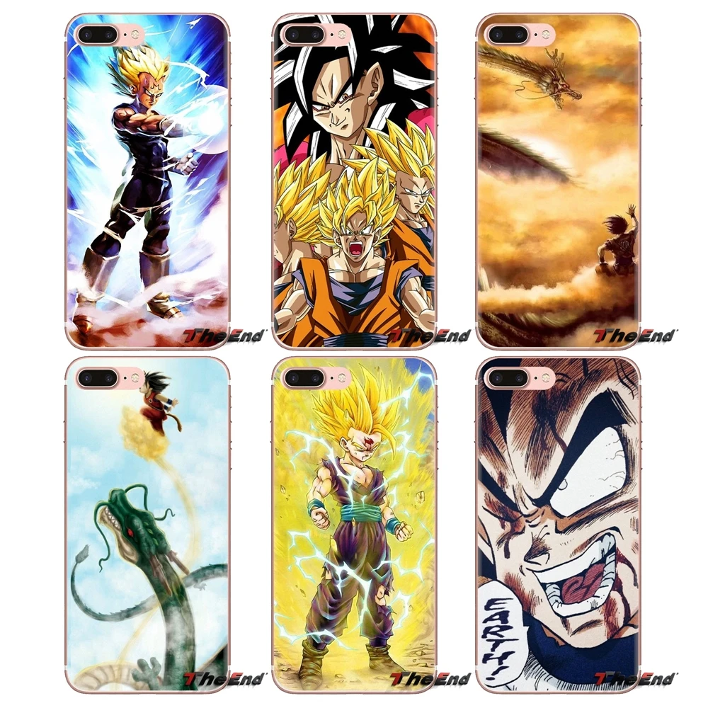 Супер Saiyan Goku Dragon Ball Z печати ТПУ прозрачный чехол для Xiaomi Redmi 4A S2 Note 3 S 4 4X5 6plus 7 6A Pro