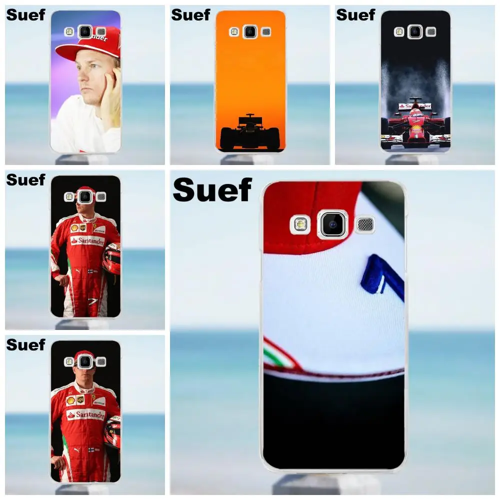 

Suef Soft Protector Phone Cases For Galaxy Alpha Core Prime Note 2 3 4 5 S3 S4 S5 S6 S7 S8 mini edge Plus Kimi Raikkonen #7