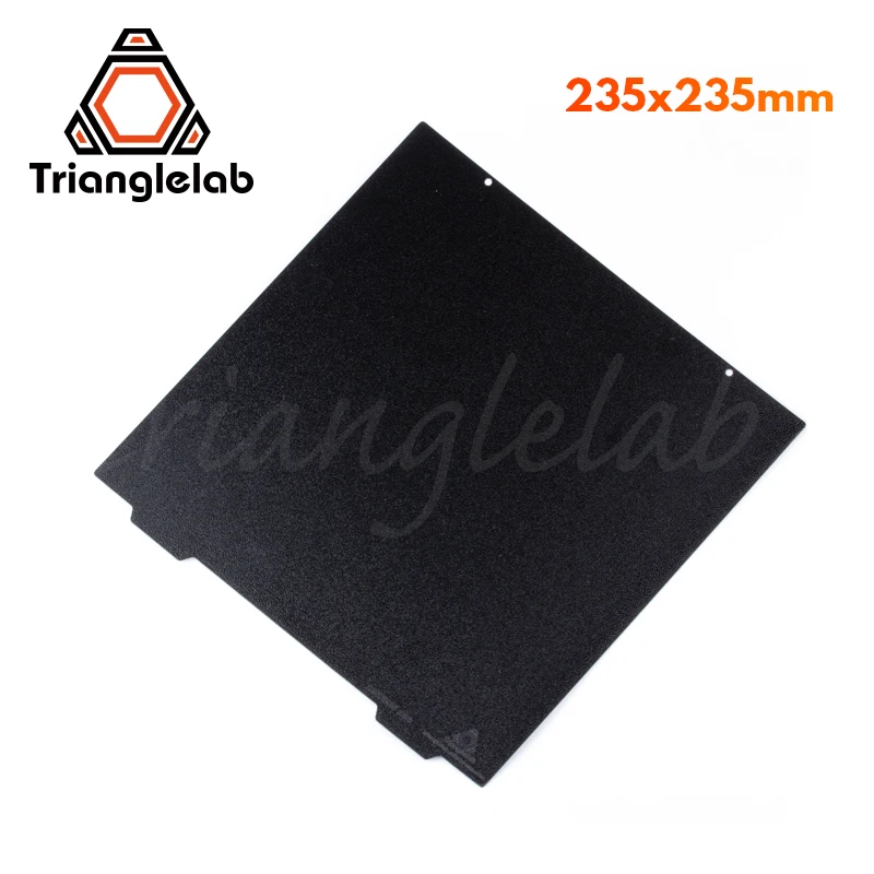 Trianglelab Dupla Face Texturizado Pei Primavera Folha de Aço Revestido a pó Construir Placa para Ender 235×235