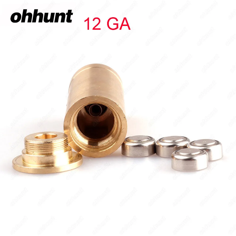 Ohhunt Тактический Интимные аксессуары cal.12 12GA картридж калибровки прибора красный