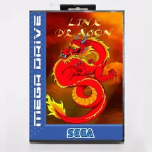 Ссылка Dragon16 бит MD карточная игра с коробку для Sega megadrive/Genesis
