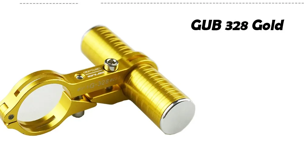 GUB 328 карбоновый держатель для велосипедного руля, держатель для лампы 39 г 62 г, удлиненный светильник из волокна 31,8 мм