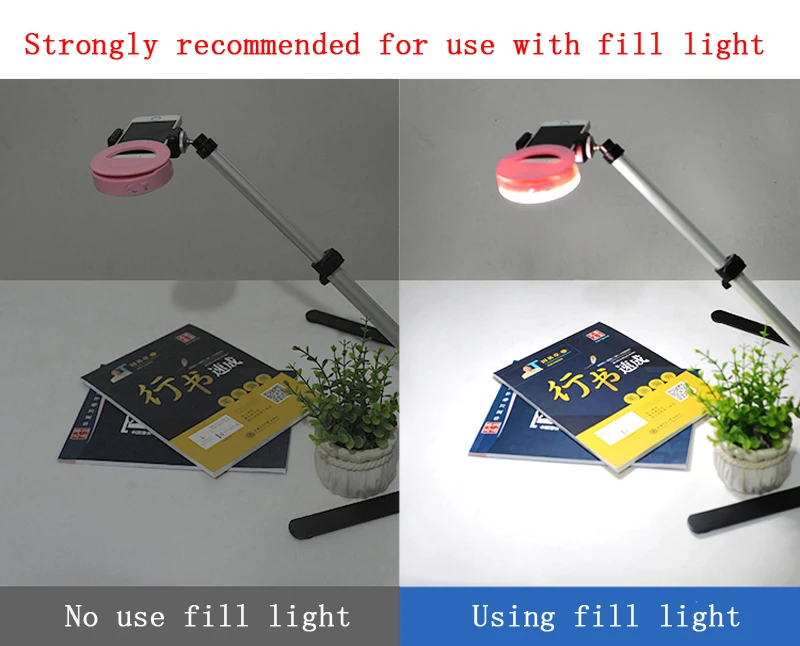 Настольный мини-монопод для студийной фотосъемки, настольный комплект из алюминиевого сплава, подставка+ зажим для телефона, заполняющий светильник, управление Bluetooth