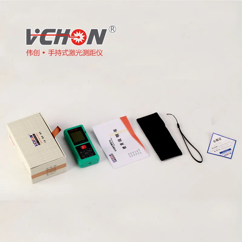 Vchon 12 в 1 цифровой лазерный дальномер оптический Клейкие ленты Diastimeter измерения