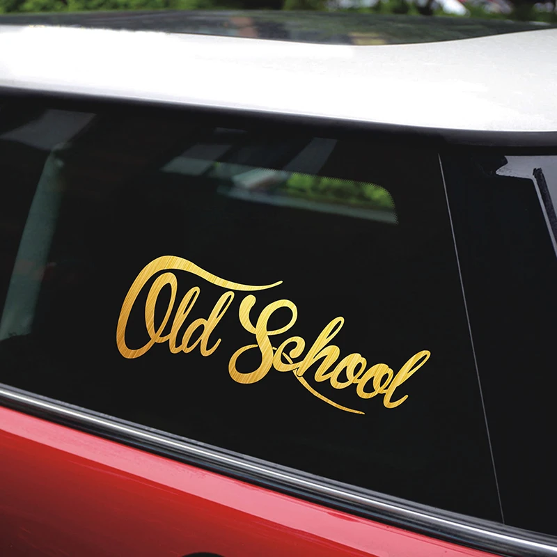 Tancredy 17*9 см оригинальная игрушечная Стикеры s и надписи &quotOLD SCHOOL&quot бампер