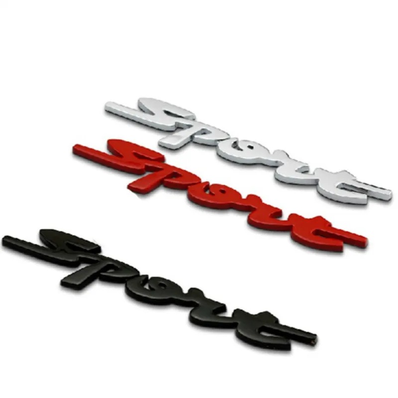

Rline R Line Chrome Alloy Trunk Badge Emblem Sticker Metal for Vw Golf GTI Touran Tiguan LAVIDA Golf 6 GTI CC New POLO BORA Red